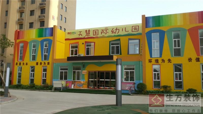 廣州幼兒園裝修設計時墻面怎么布局比較好看